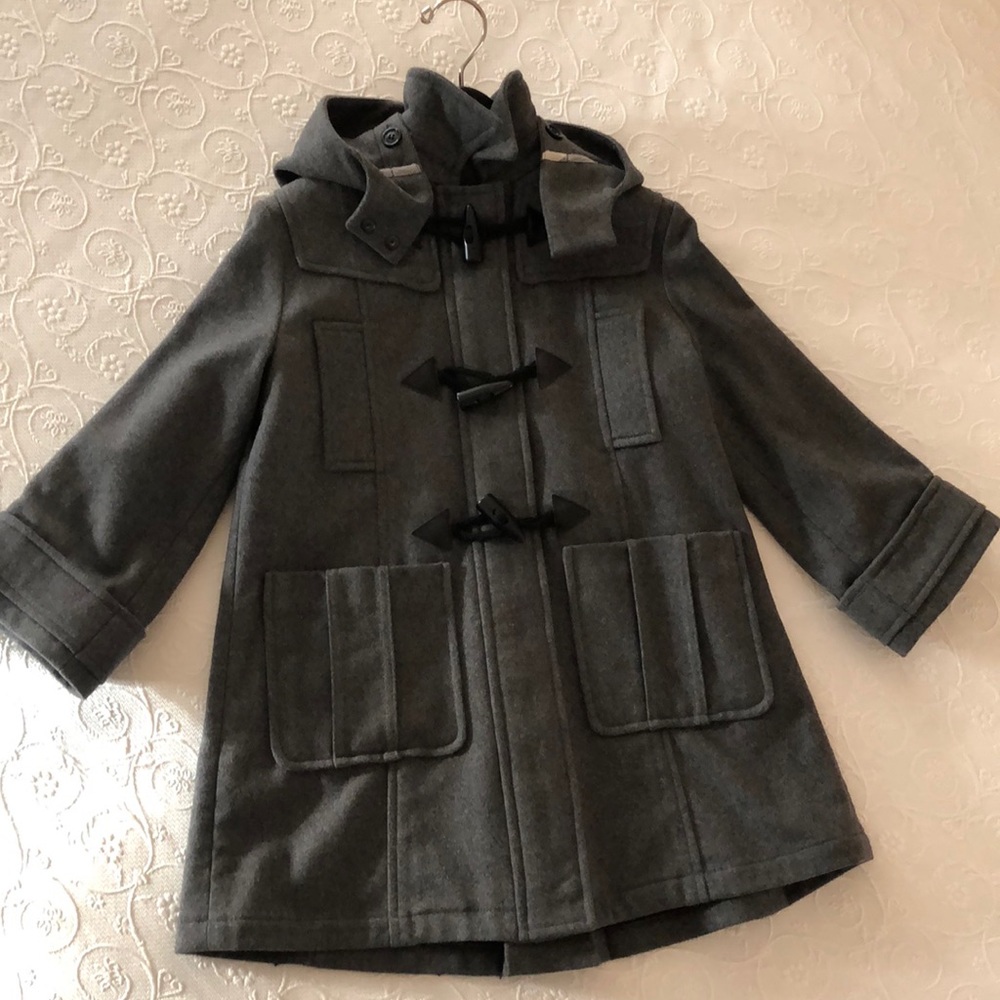 GIRLS or BOYS Burberry Boiled Wool Duffle Coat